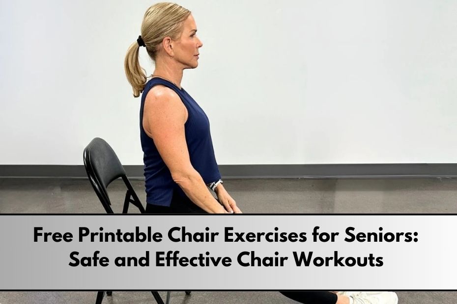 Free Printable Chair Exercises for Seniors