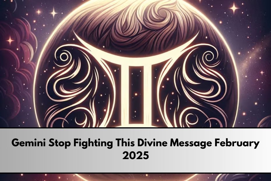 Gemini Stop Fighting This Divine Message February 2025