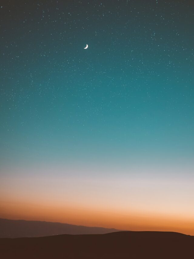 desert under starry sky