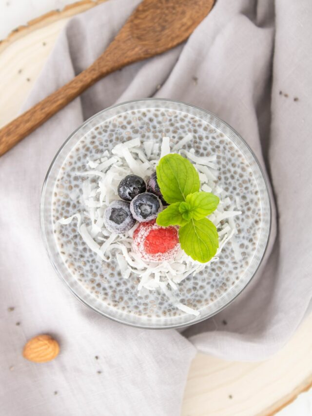 a bowl of ice cream with fruit